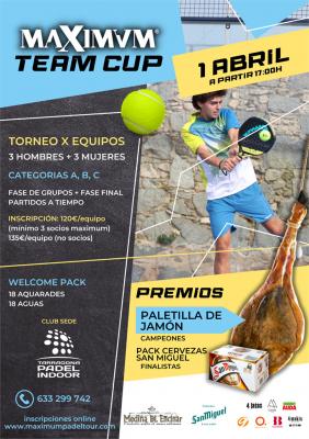 poster del torneo MAXIMUM TEAM CUP