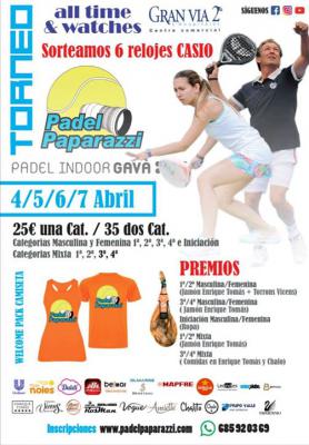 poster del torneo TORNEO PÁDEL PAPARAZZI