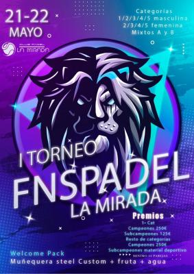 poster del torneo 1ER TORNEO FNSPADEL