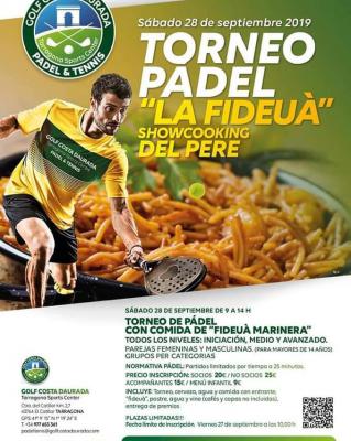 poster del torneo TORNEO LA FIDEUÀ