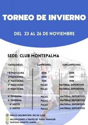 poster del torneo TORNEO DE INVIERNO