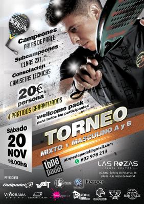 poster del torneo TORNEO MIXTO - MASCULINO