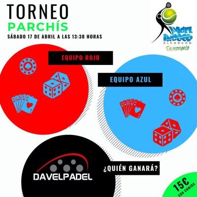 poster del torneo TORNEO PARCHIS DAVELPADEL