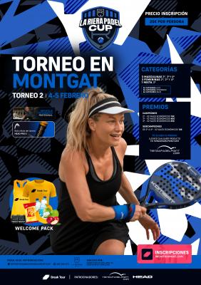 poster del torneo TORNEO 2 LA RIERA PADEL CUP