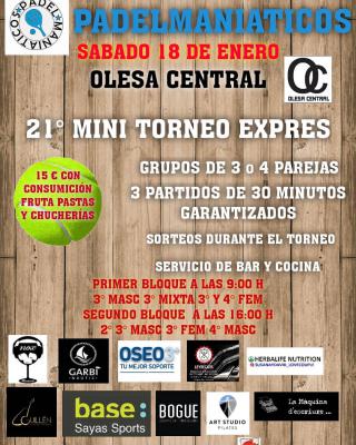 poster del torneo 21º MINI TORNEO EXPRES 