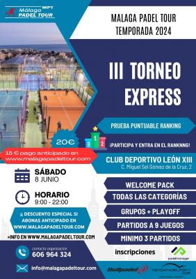 poster torneo III TORNEO EXPRESS