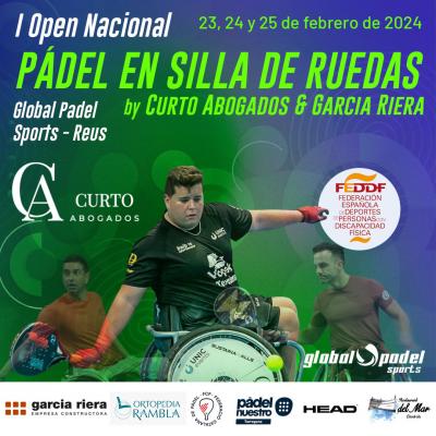 poster del torneo I OPEN NACIONAL EN SILLA DE RUEDAS