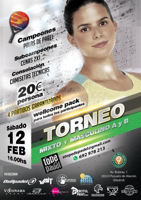 poster del torneo TORNEO MIXTO & MASCULINO (A Y B) 