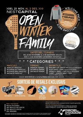 poster del torneo OPEN WINTER FAMILY