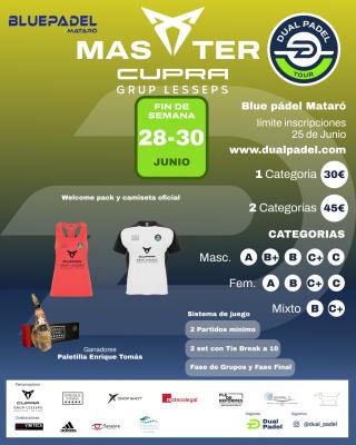 poster del torneo II MASTER CUPRA LESSEPS MATARO 2024