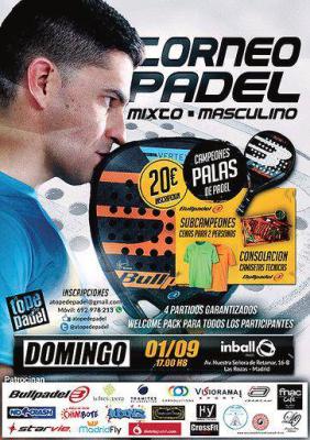 poster del torneo TORNEO DE PADEL MIXTO - MASCULINO