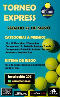 poster torneo TORNEO EXPRESS BON PASTOR