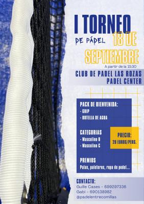 poster del torneo PADELENTRECOMILLAS