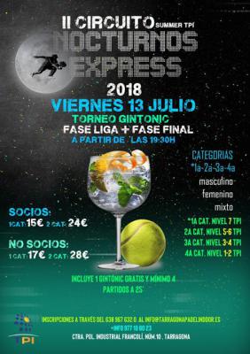 poster del torneo II CIRCUITO NOCTURNOS EXPRESS