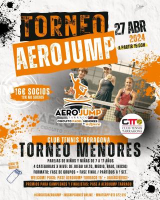 poster torneo TORNEIG AEROJUMP PADEL