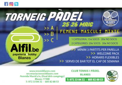 poster del torneo TORNEIG PADEL