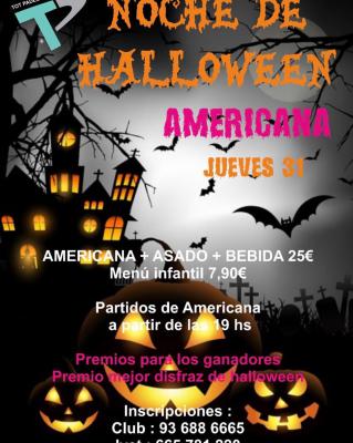 poster del torneo NOCHE DE HALLOWEEN