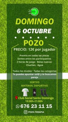 poster del torneo @POZOTERAPIA