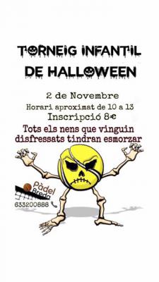 poster del torneo TORNEIG INFANTIL DE HALLOWEEN