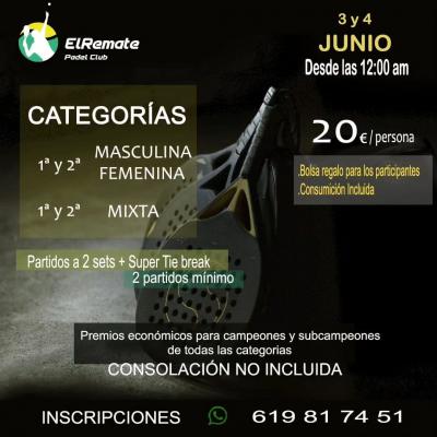 poster torneo TORNEO DE PADEL