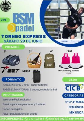 poster torneo TORNEO EXPRESS DE VERANO