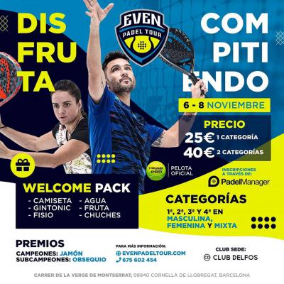 poster del torneo TORNEO DE PADEL