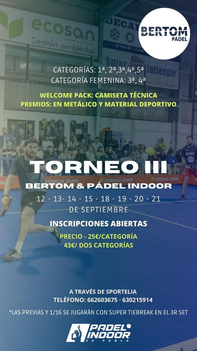 cartel del torneo