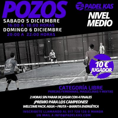 poster del torneo POZO NIVEL MEDIO