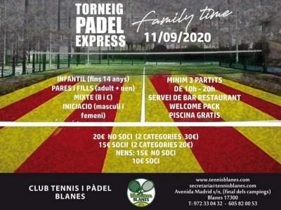 poster del torneo TORNEIG PADEL EXPRESS