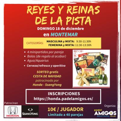 poster del torneo REYES Y REINAS DE LA PISTA HONDA - SSANGYONG