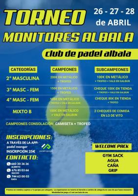 poster torneo TORNEO MONITORES ALBALA