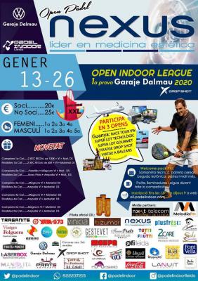 poster del torneo 1ª PROVA OPEN INDOOR LEAGUE NEXUS