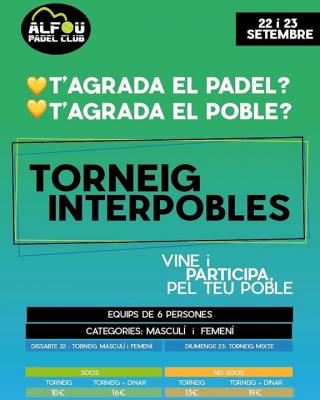 poster del torneo TORNEIG INTERPOBLES