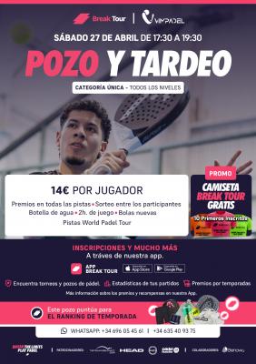 poster del torneo POZO Y TARDEO VIMPADEL