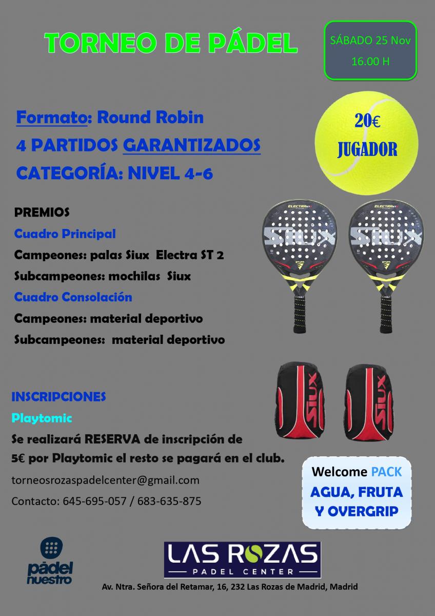 cartel del torneo