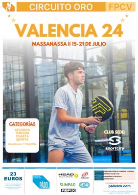 poster del torneo ORO 24* VALENCIA FPCV