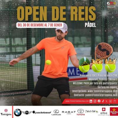 poster torneo OPEN DE REIS