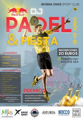 poster torneo R11 PADEL AND FIESTA