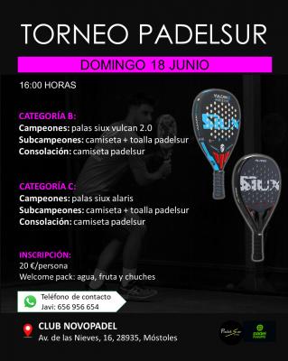 cartel del torneo