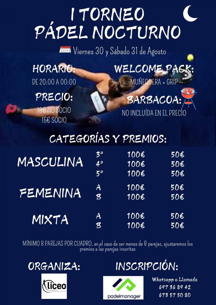 cartel del torneo