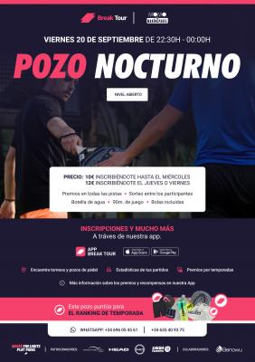 poster torneo POZO NOCTURNO MOMO BY MAKING PADEL