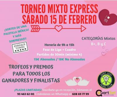 poster del torneo TORNEO MIXTO EXPRESS