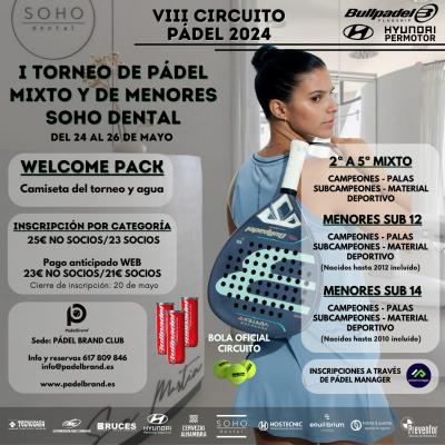 poster del torneo I TORNEO MIXTO SOHO DENTAL PUNTABLE 2024