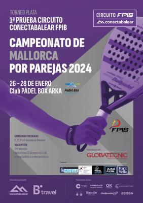 poster del torneo 1ª PRUEBA CONECTABALEAR FPIB MALLORCA PAREJAS ABSOLUTO