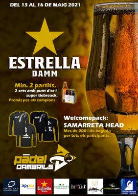 poster del torneo TORNEIG ESTRELLA DAMM BY PADEL CAMBRILS