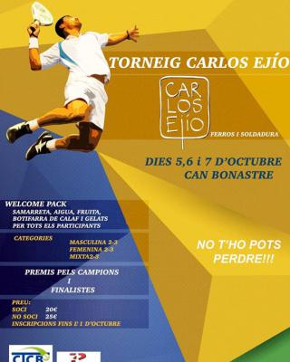 poster del torneo TORNEIG CARLOS EJÍO