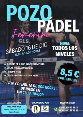 poster del torneo POZO PADEL - BITEPADEL - FEMENINO/TODOS LOS NIVELES