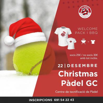 poster del torneo CHRISTMAS PADEL GC