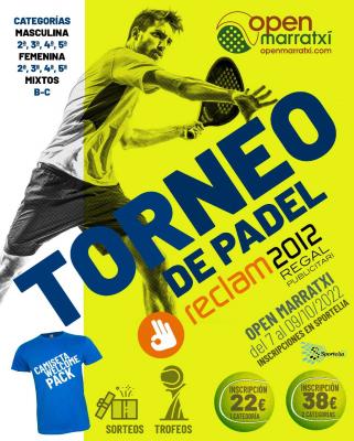 poster del torneo TORNEO RECLAM 2012