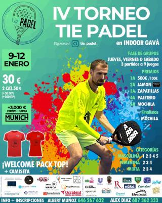 poster del torneo TIE PADEL